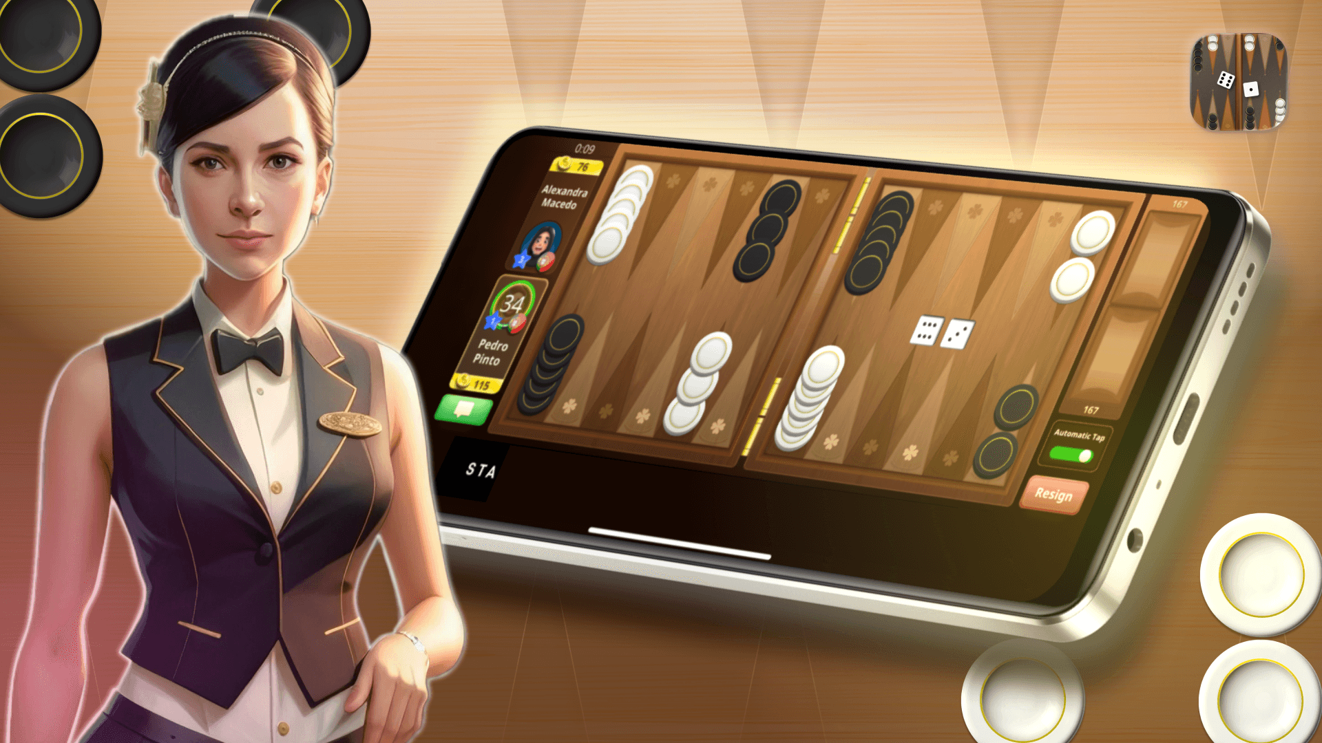 Backgammon Online Classic preview